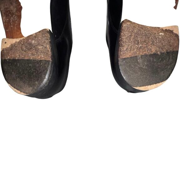 Mercanti Florentini made in Italy Men’s Black leather guessed loafer size 10.5M - Picture 9 of 12